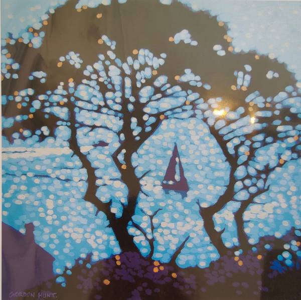 - on , Print by Gordon Hunt, measuring 30 x 30 cm (H x W) £76